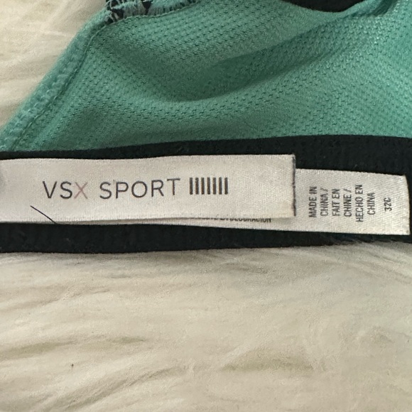 VSX Sport Black Mint Sports Bra Size 32C - Picture 4 of 4